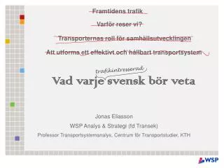 framtidens trafik