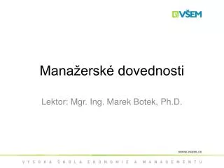 mana ersk dovednosti