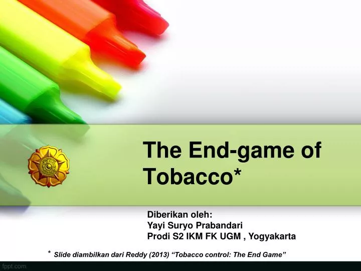 the end game of tobacco