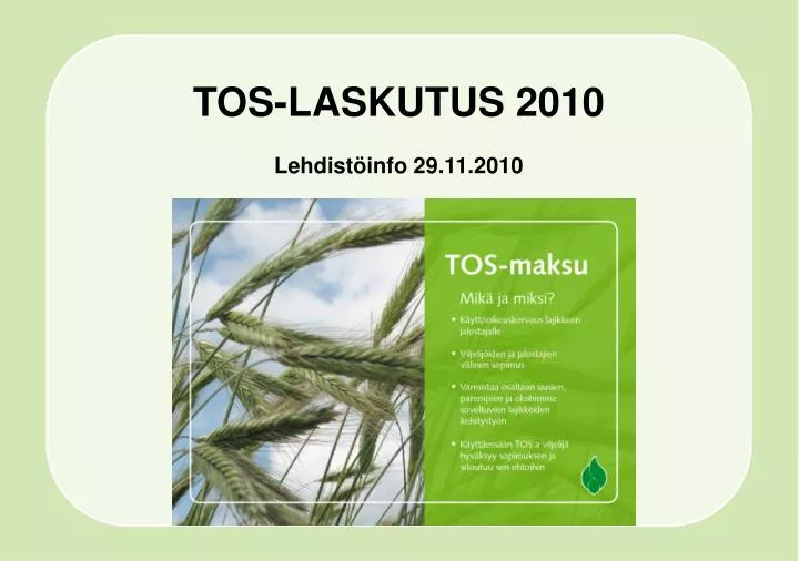 tos laskutus 2010 lehdist info 29 11 2010