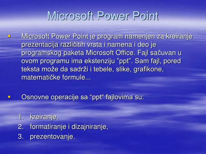 microsoft power point