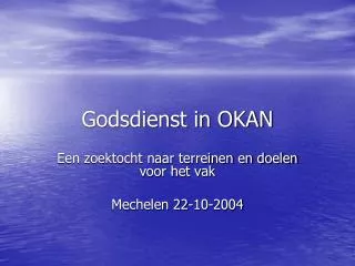 godsdienst in okan