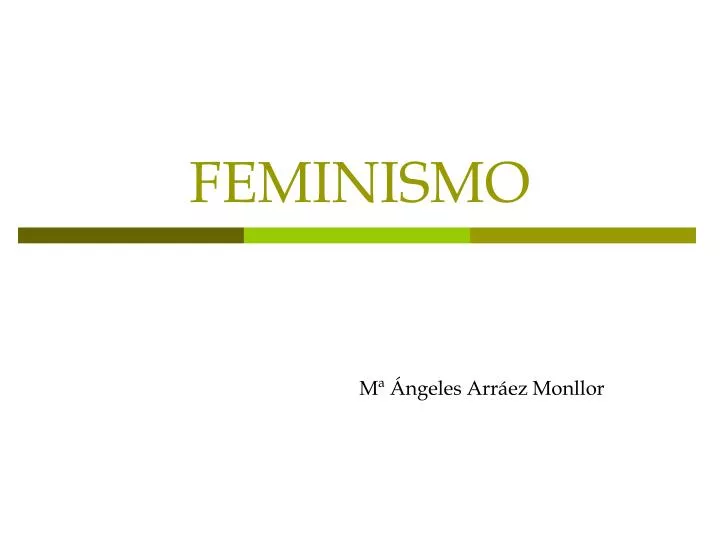 feminismo