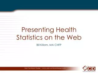 Presenting Health Statistics on the Web