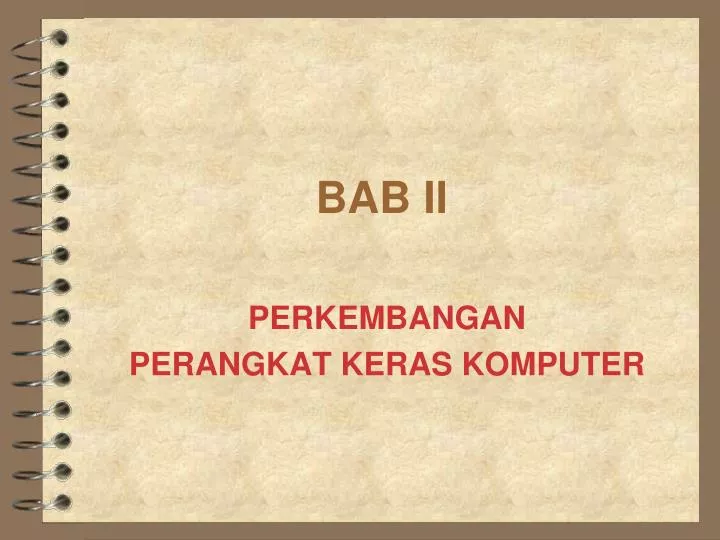 bab ii