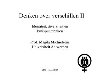 denken over verschillen ii