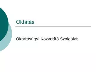 oktat s