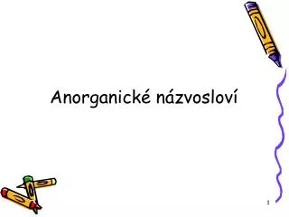 anorganick n zvoslov