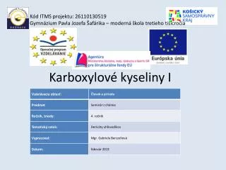 karboxylov kyseliny i