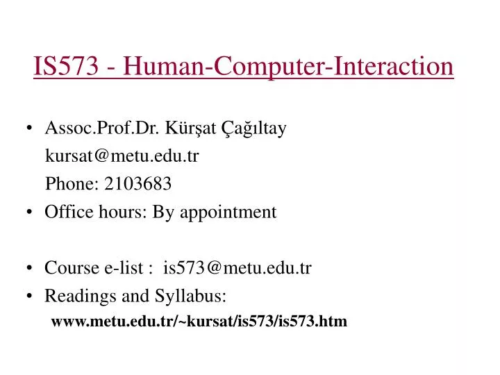 is 573 human computer interaction