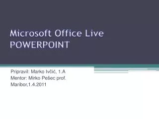 microsoft office live powerpoint