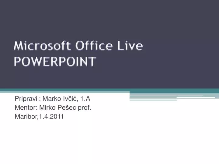 microsoft office live powerpoint