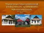 Falusi Vendéglátók Nógrád Megyei Egyesülete - slide 1