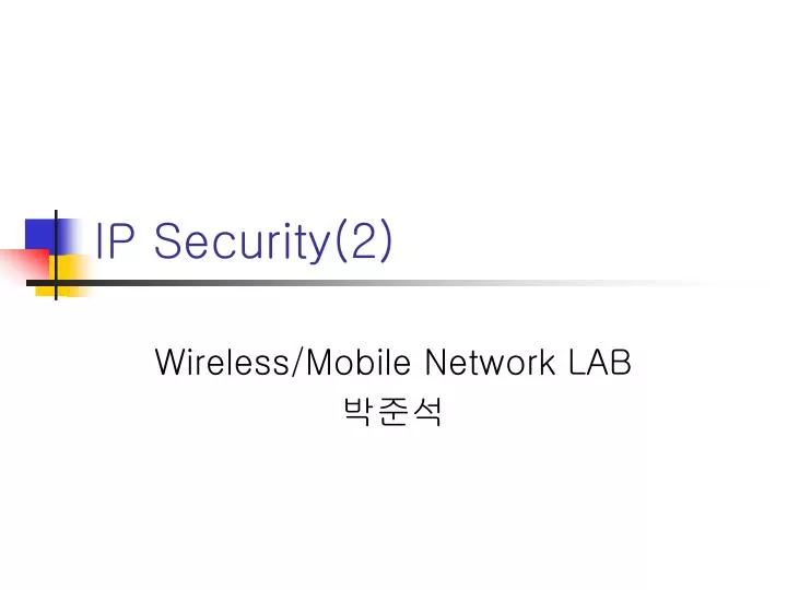 ip security 2