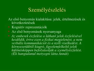 szem ly szlel s
