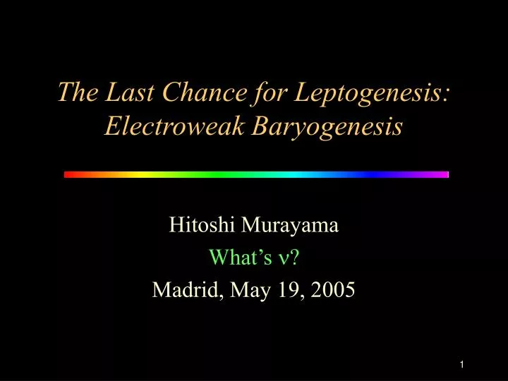 the last chance for leptogenesis electroweak baryogenesis