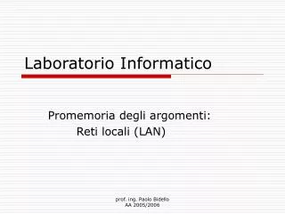 laboratorio informatico