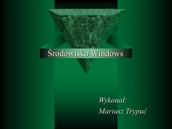 rodowisko windows