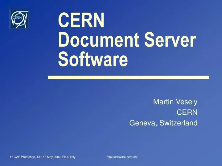 cern document server software