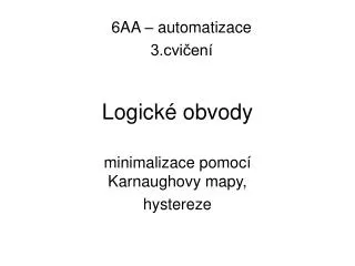 logick obvody