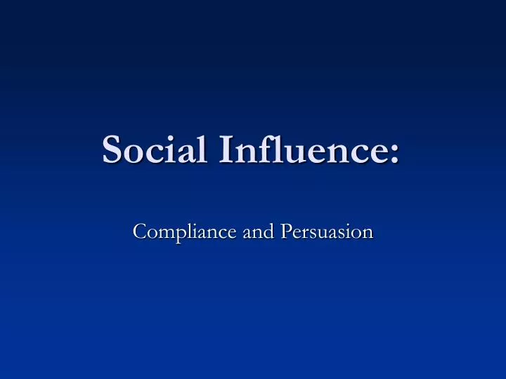 social influence