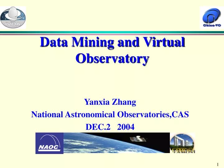data mining and virtual observatory