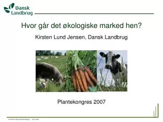 hvor g r det kologiske marked hen