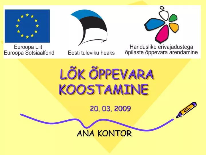 l k ppevara koostamine