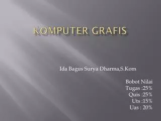 komputer grafis