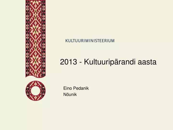 2013 kultuurip randi aasta