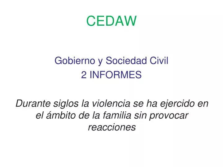 cedaw