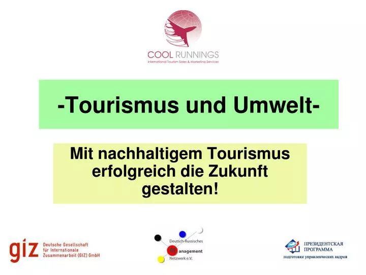 tourismus und umwelt