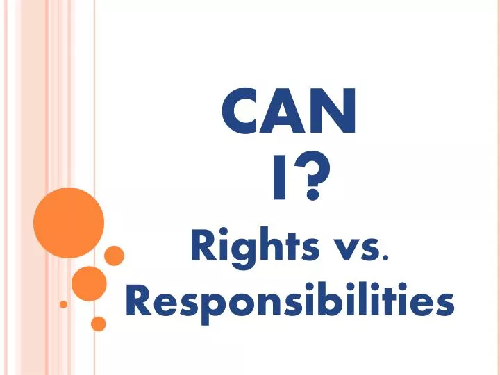 rights vs responsibilities