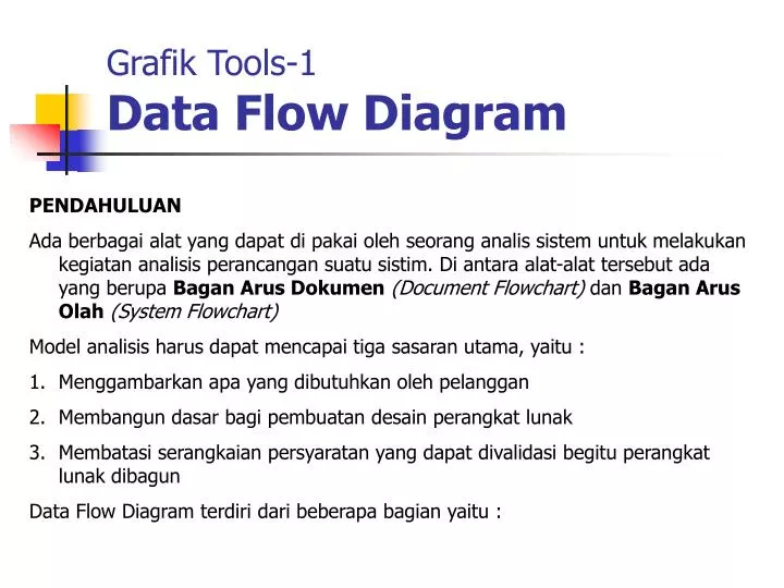grafik tools 1 data flow diagram