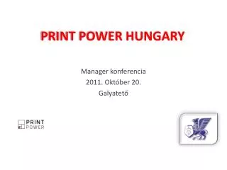 print power hungary