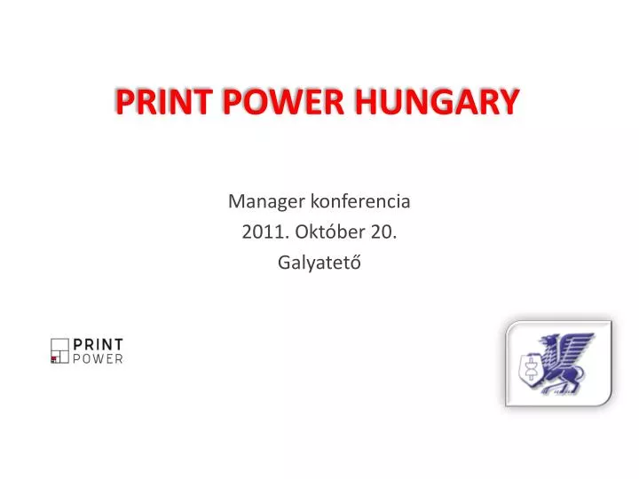 print power hungary