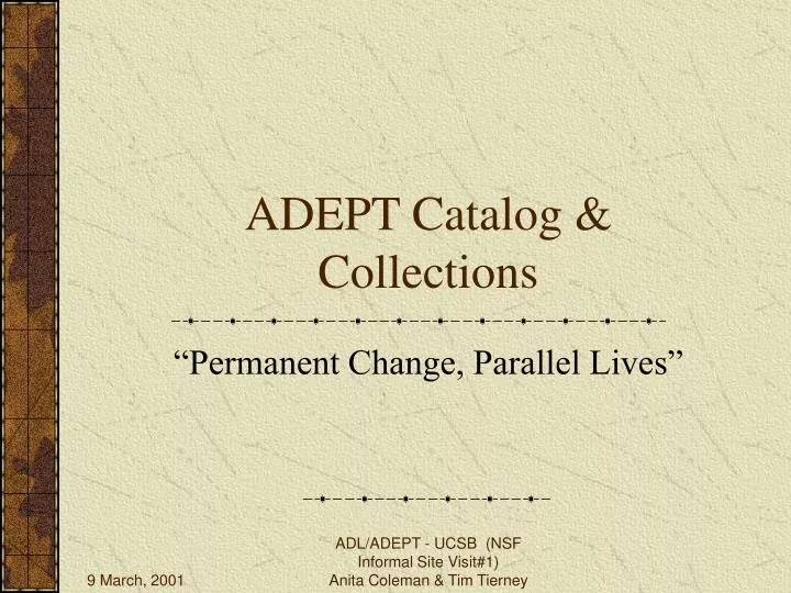 adept catalog collections