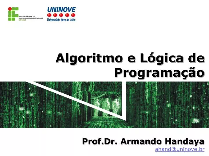 algoritmo e l gica de programa o