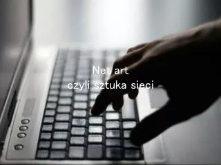 net art czyli sztuka sieci