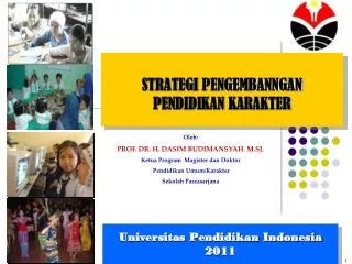 strategi pengembanngan pendidikan karakter