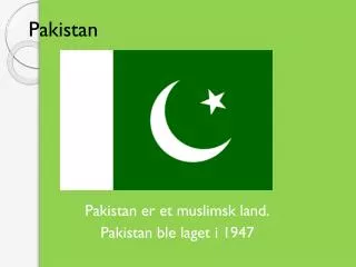 pakistan