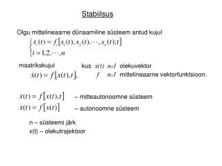 Stabiilsus