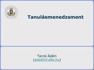 tanul smenedzsment