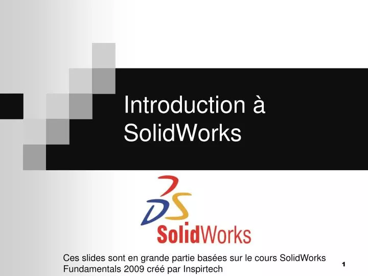 introduction solidworks