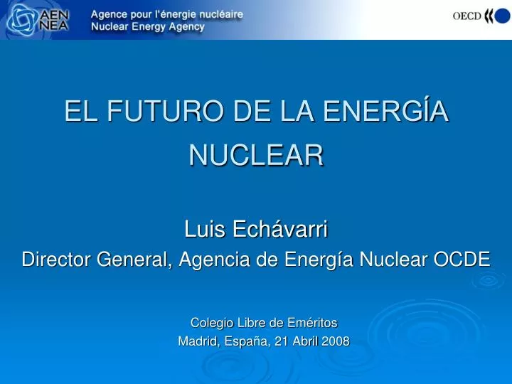 el futuro de la energ a nuclear