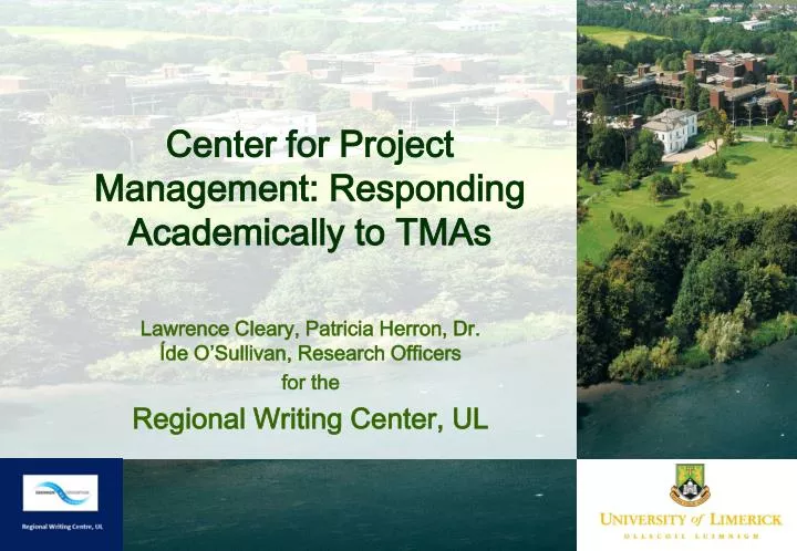 center for project management responding academically to tmas