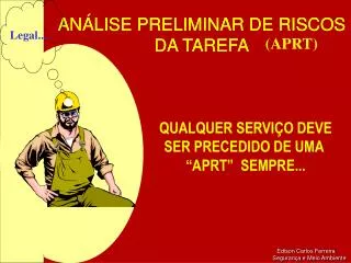 an lise preliminar de riscos da tarefa