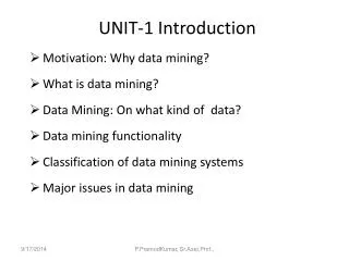 UNIT-1 Introduction