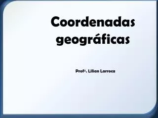 coordenadas geogr ficas
