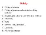 Přílohy - slide 1